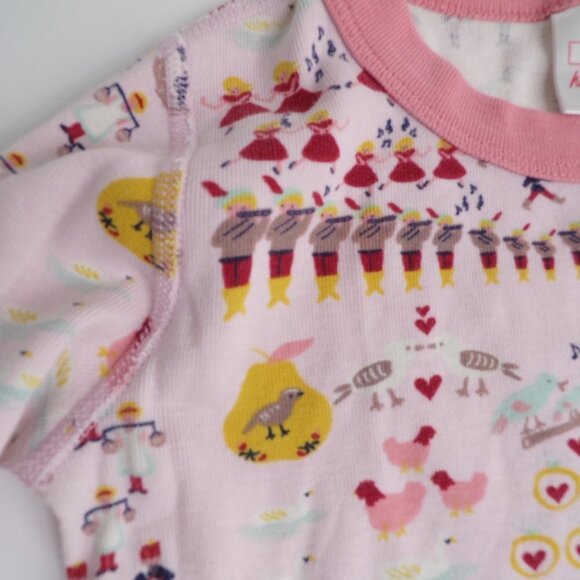 Hanna Andersson Girls' Organic Cotton Pajama Tops (2) - sizes 8 and 10 - Picture 6 of 8